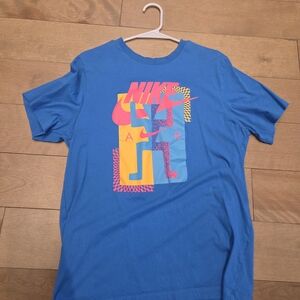 Nike Vibrant Blue Graphic Tee